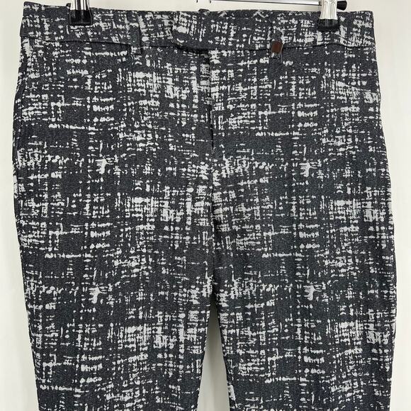 Calvin Klein (0) 28x26.5 Short Brushed Gray Skinny Ankle Crop Pants Mid Rise - Picture 3 of 8